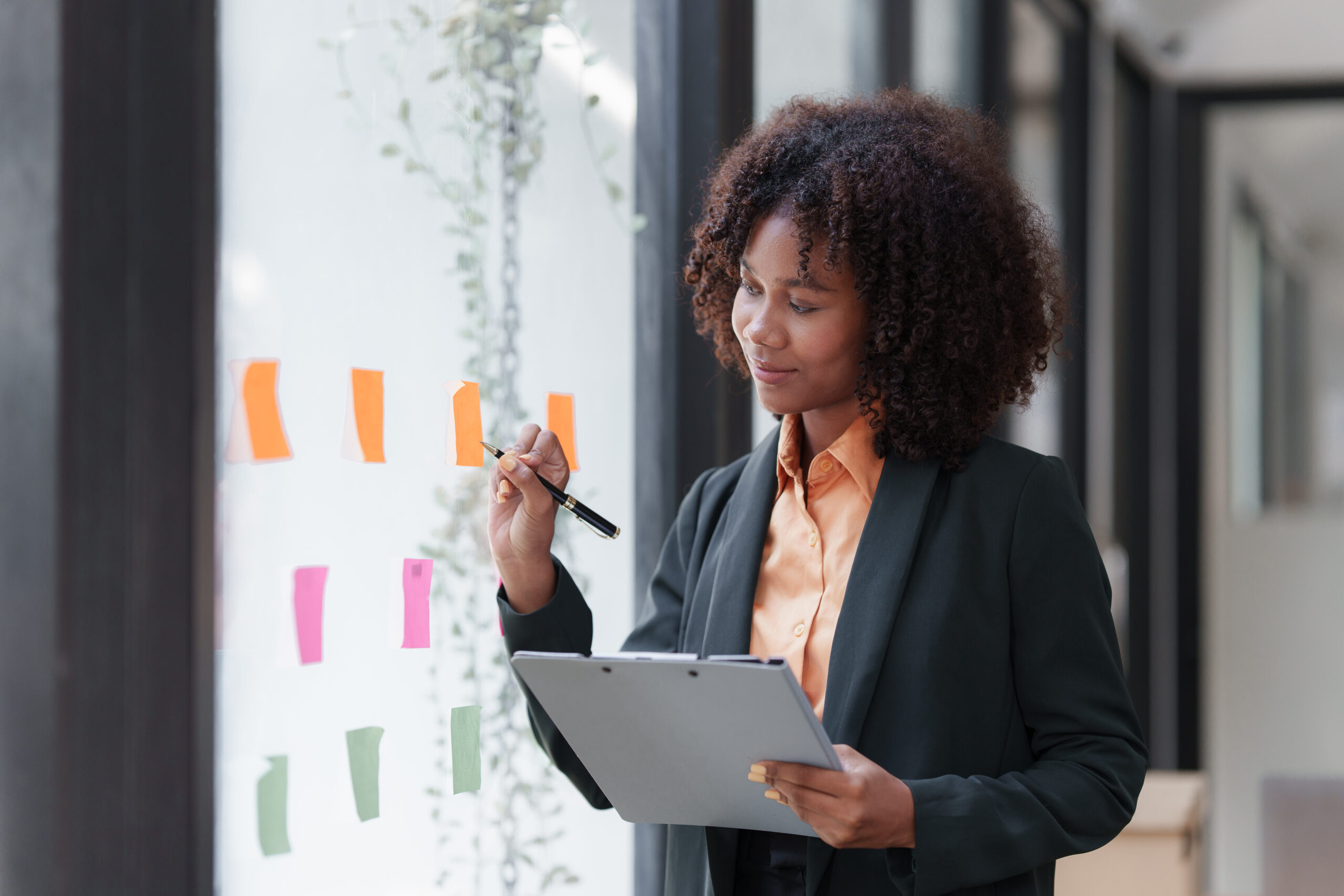 Accountant Black Woman Working On Financial Document, Tax, Exchange, Accounting And Financial Advisor Concept