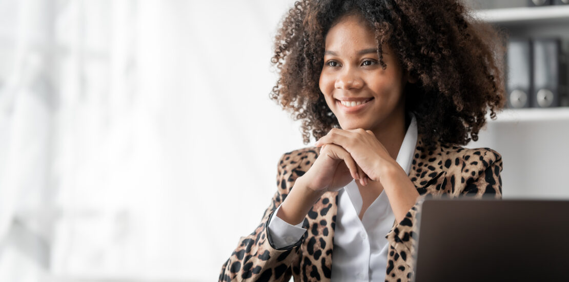 African American Business Woman Hard Working, Debtor, Deferred D